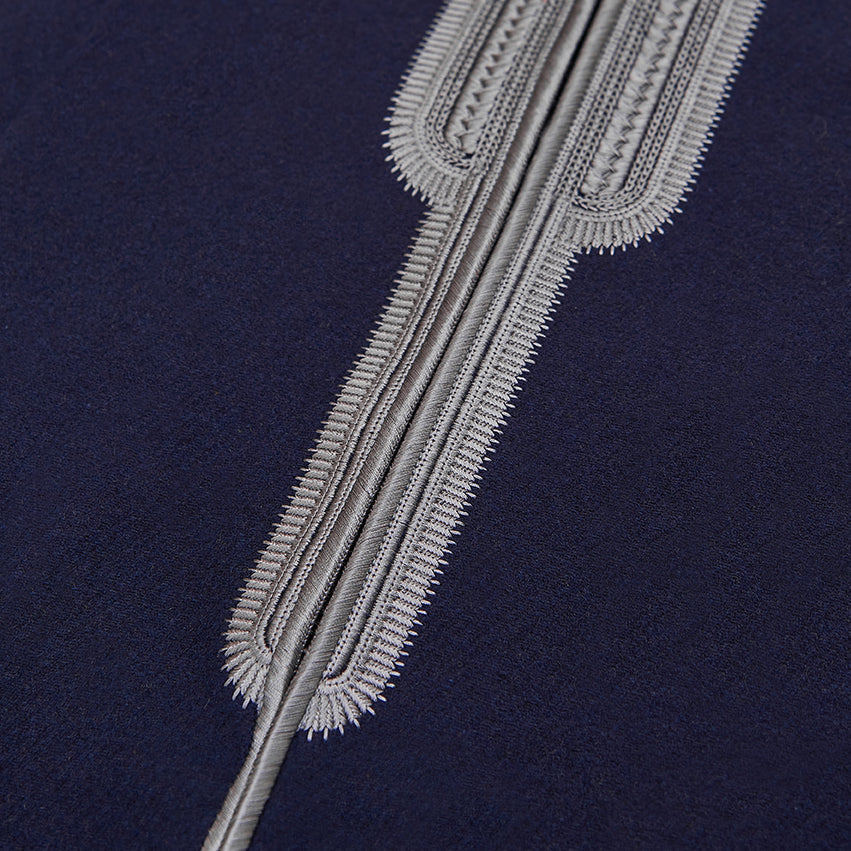 BISHT COAT - NAVY