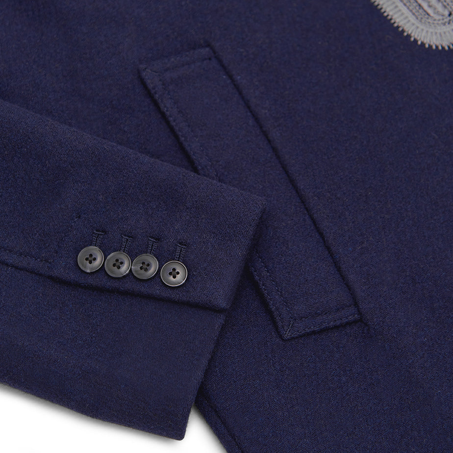 BISHT COAT - NAVY