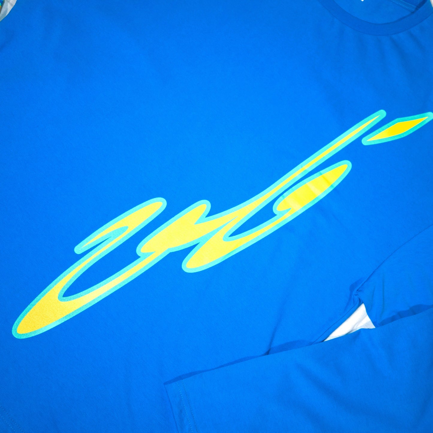 BLUE ARABIC PRINT LONGSLEEVE