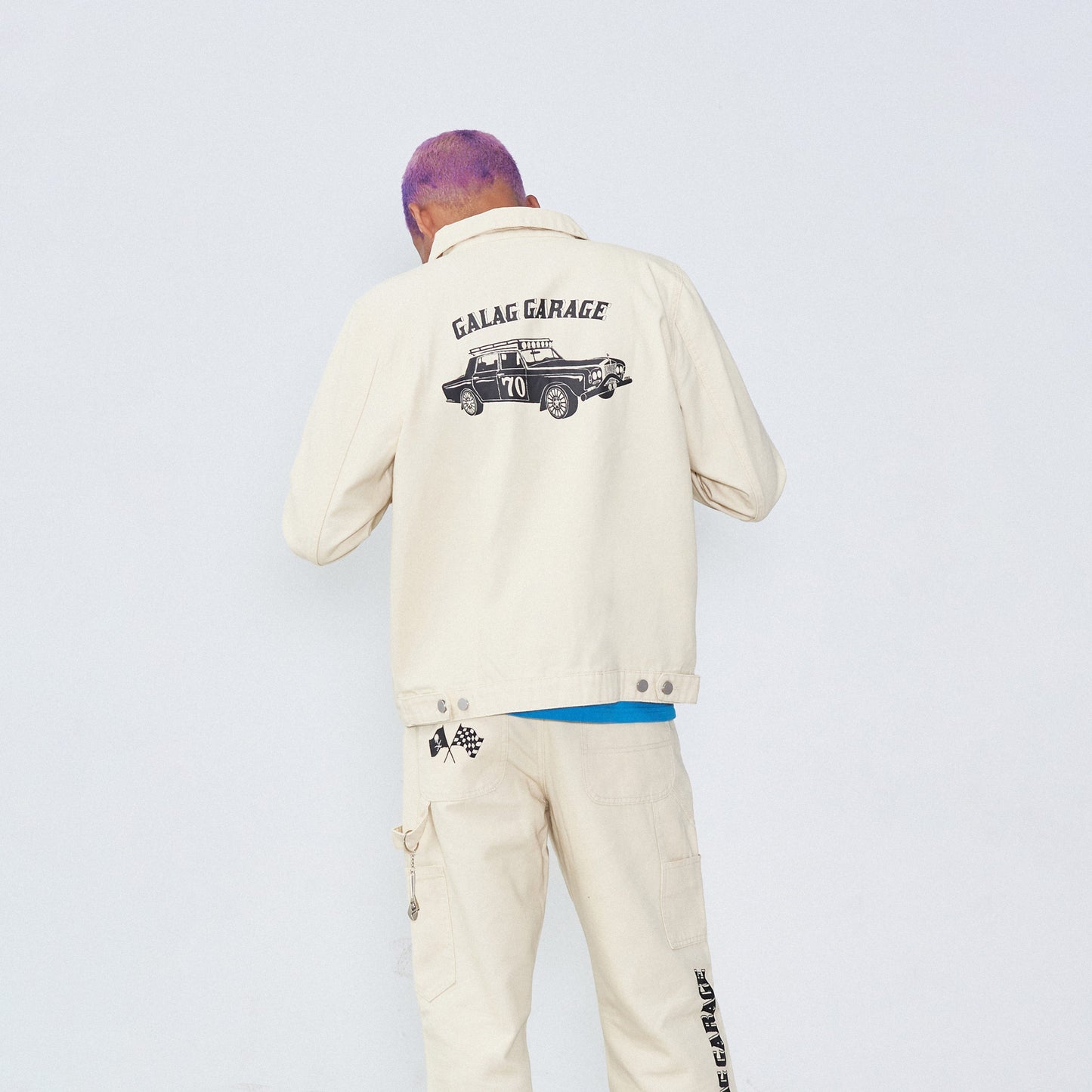 GALAG GARAGE WORK JACKET - NATURAL
