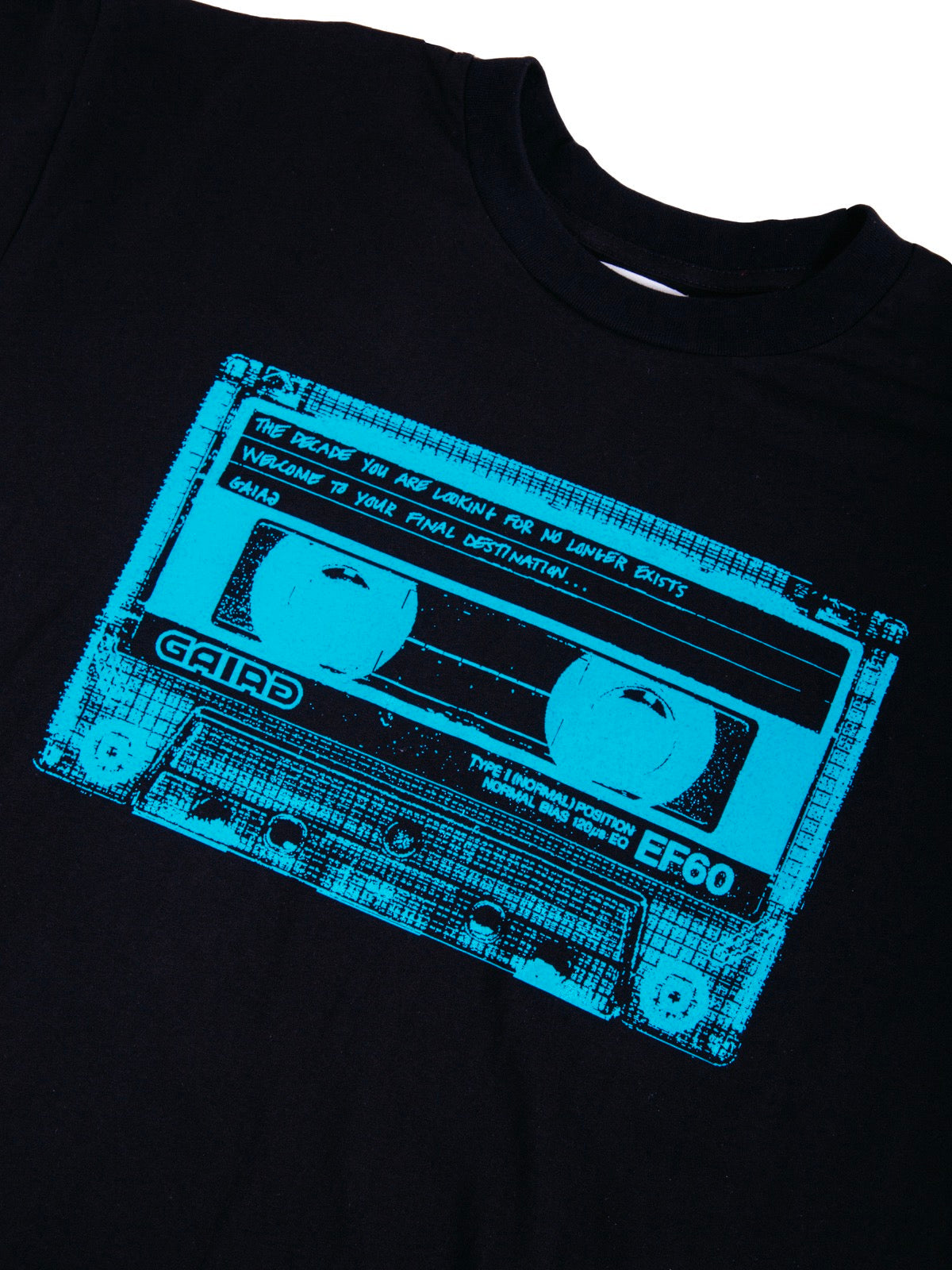 "THE DECADE YOU ARE LOOKING FOR" BLACK SHORT SLEEVE TEE