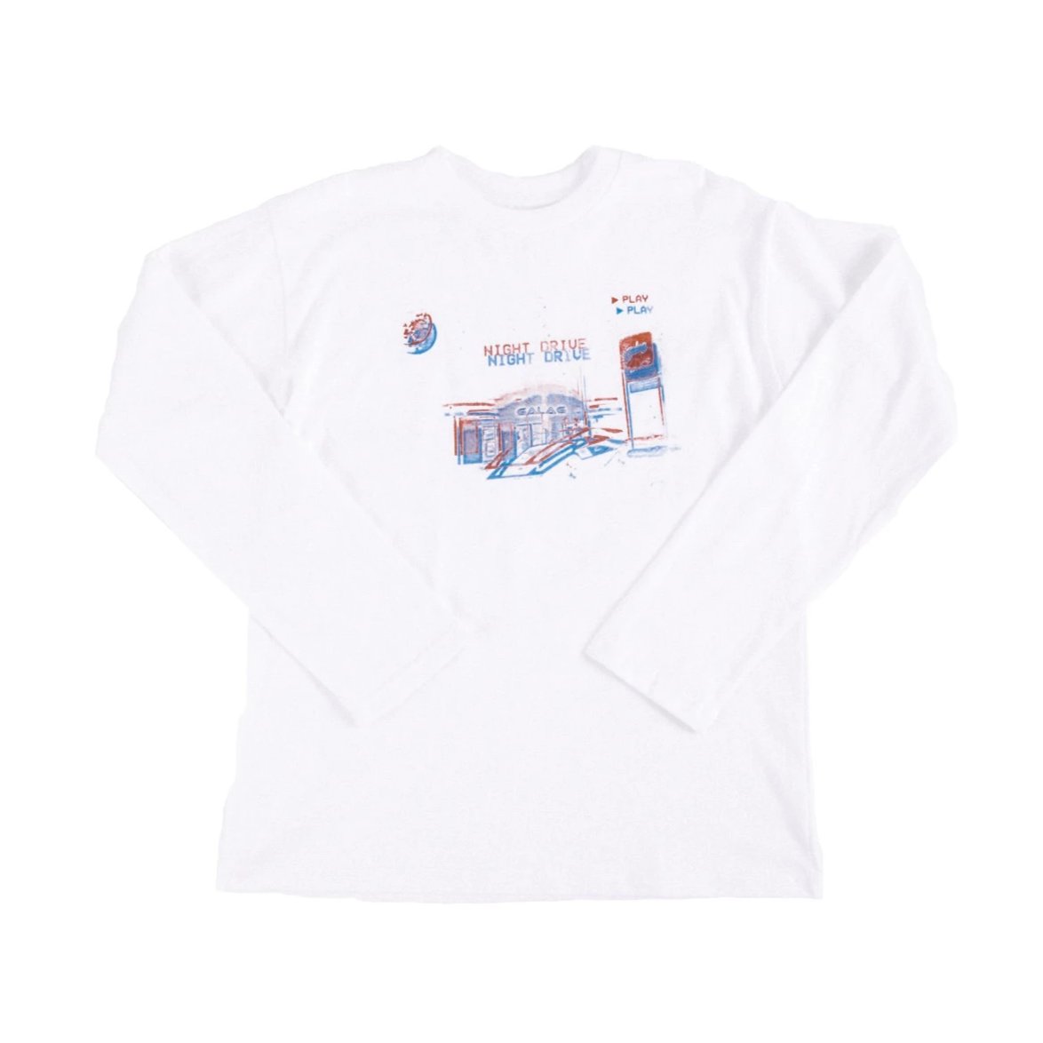 WHITE NIGHT DRIVE LONGSLEEVE