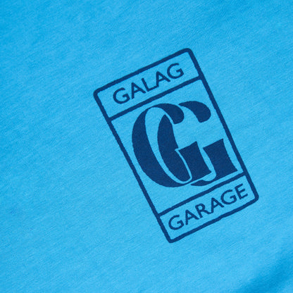 GALAG GARAGE TEE - LIGHT BLUE