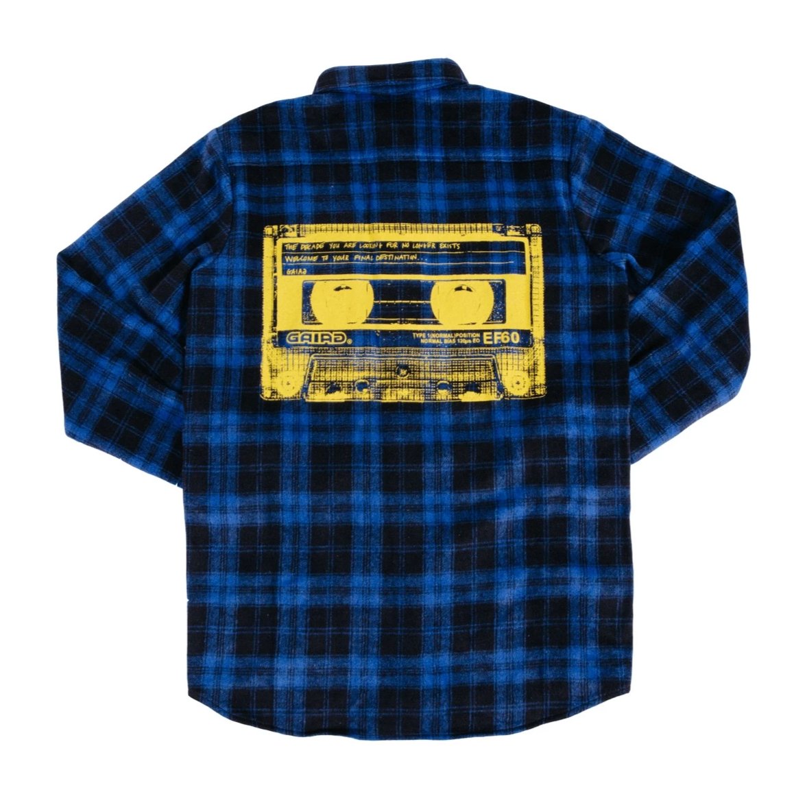 "THE DECADE YOU ARE LOOKING FOR..." PLAID FLANNEL SHIRT